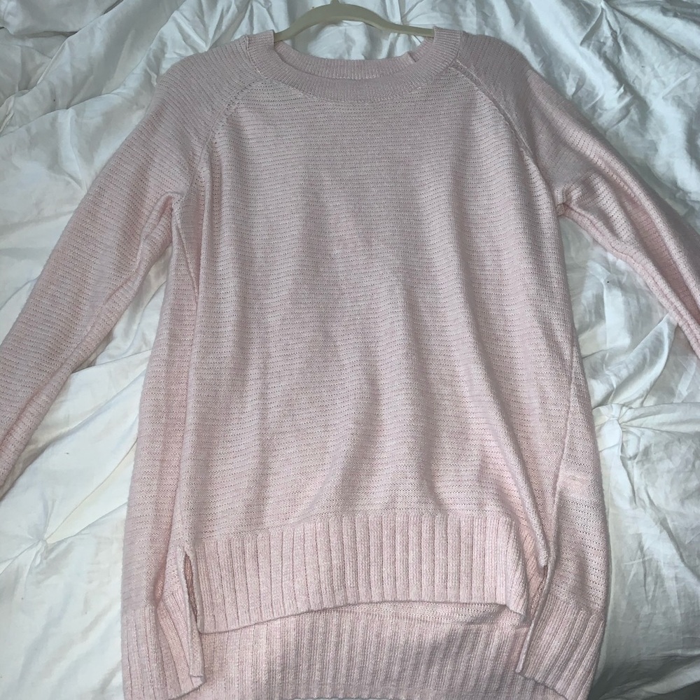 Old Navy Long Baby Pink Lightweight Sweater
